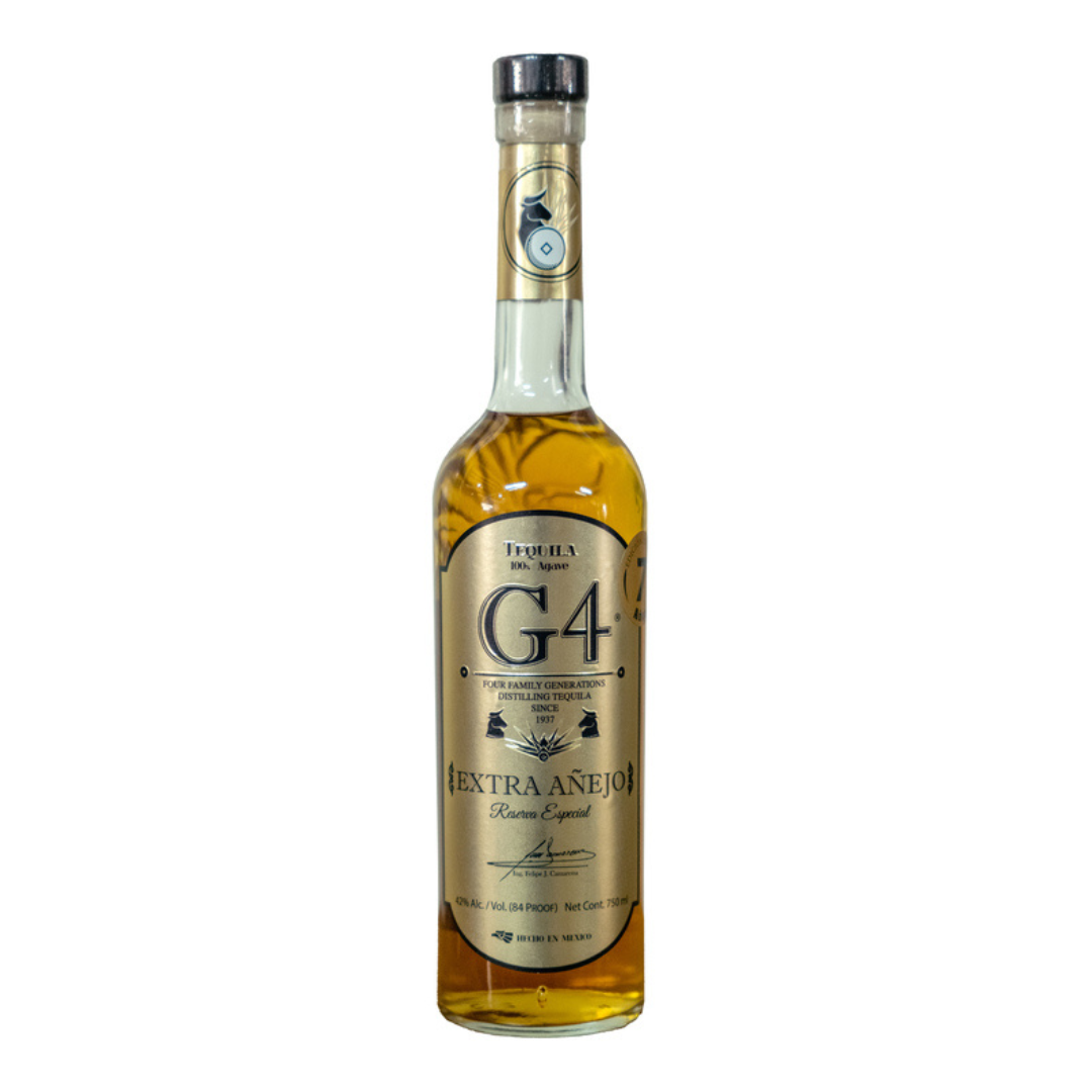 G4 Tequila 7-Year Reserva Especial Extra Anejo Tequila 100% Agave (750ml)