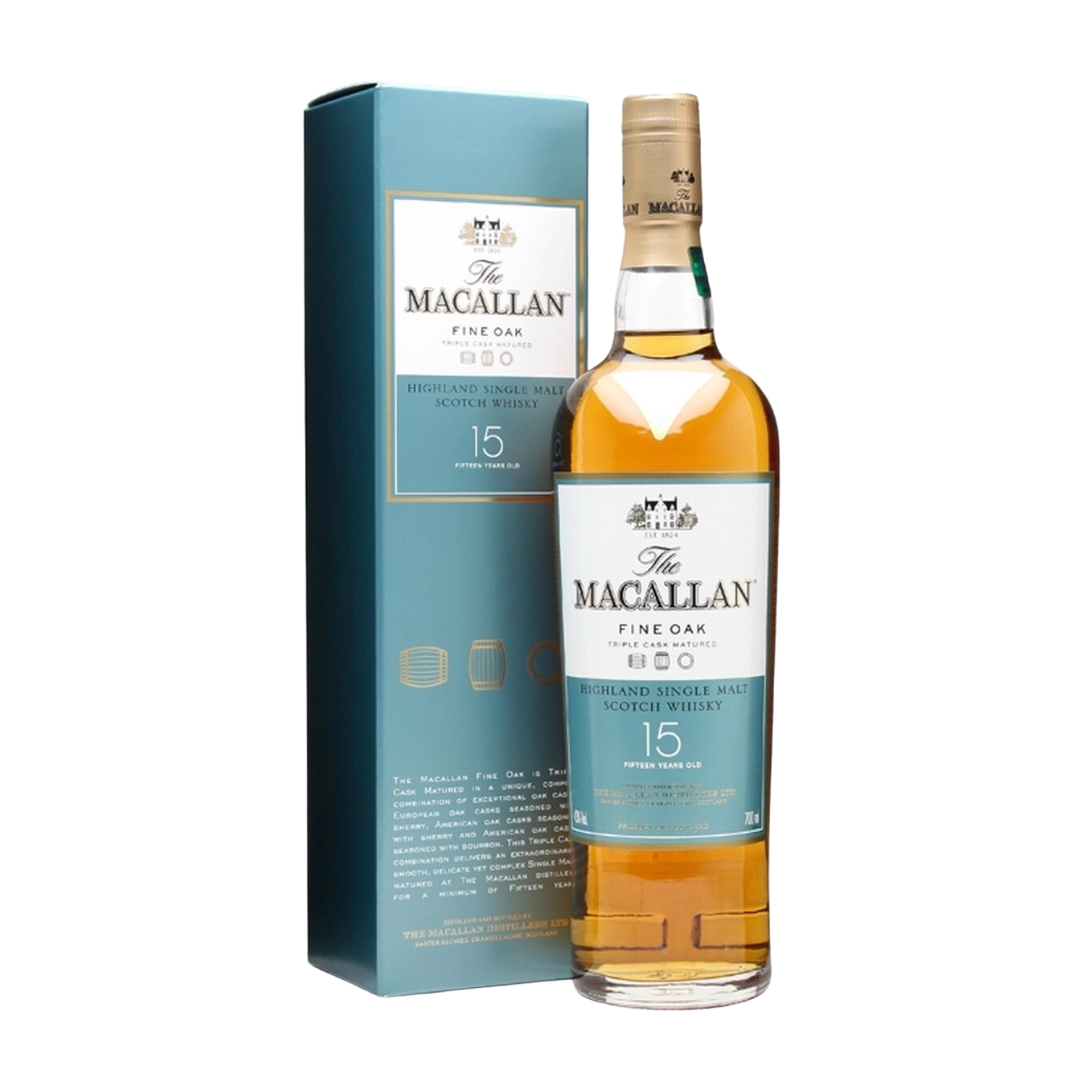 THE MACALLAN 15 YEARS OLD FINE OAK TRIPLE CASK 750 ML