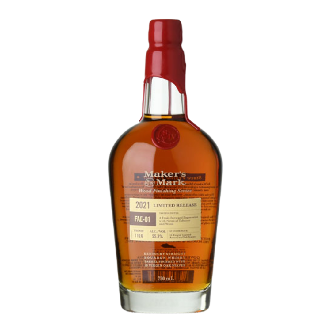 2021 MAKER'S MARK 'FAE-01' WOOD FINISHING SERIES LIMITED RELEASE KENTUCKY STRAIGHT BOURBON WHISKY 750ML