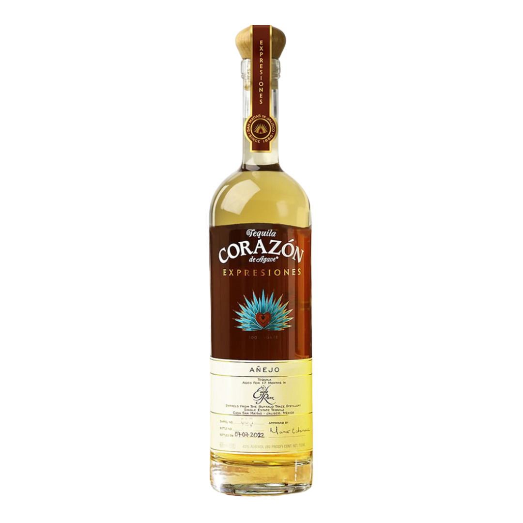 EXPRESIONES DEL CORAZON TEQUILA ANEJO AGED IN EAGLE RARE BARRELS