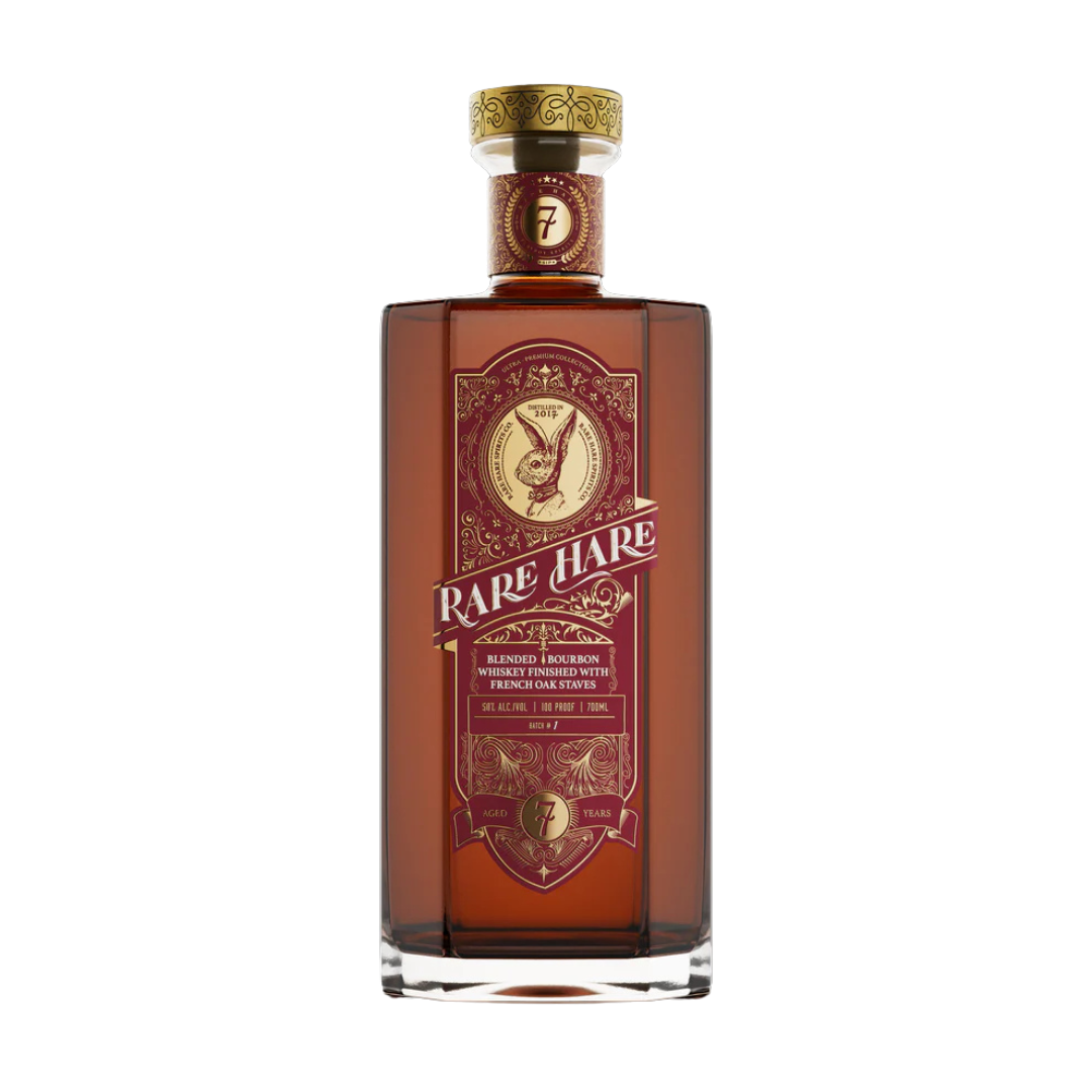 RARE HARE 7-YEAR BLENDED BOURBON WHISKEY